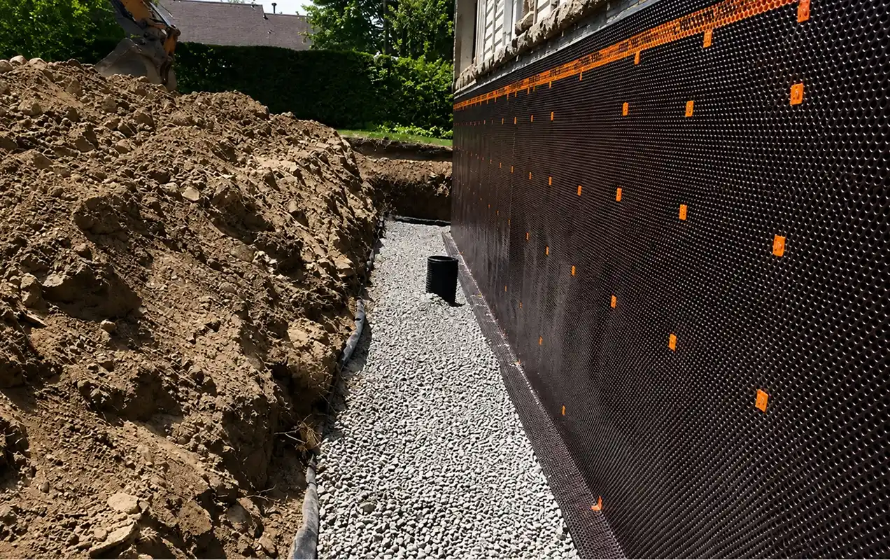 Drain français à Louiseville _ prévention, inondation et fondations