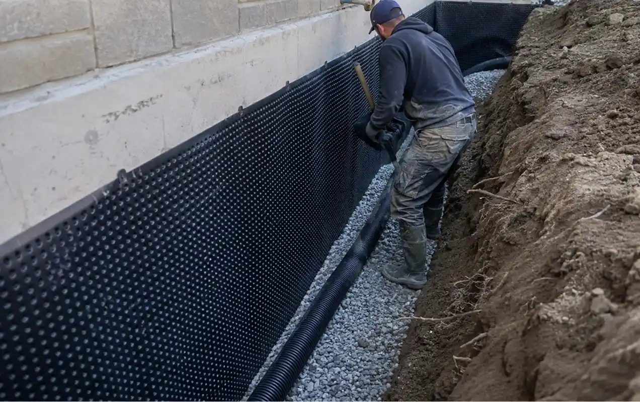 drain français intérieur ou extérieur